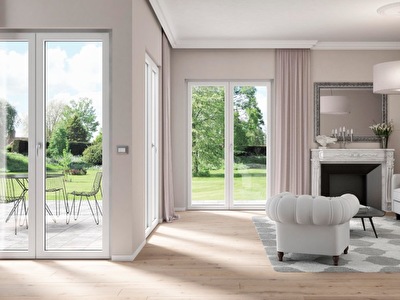 REHAU model EKONOMIK 70mm - 5 komora - 2 stakla - 2 diht gume - toplotna izolacija: Uf = 1,3 W/m²K. Izrada je po tacnim merama.